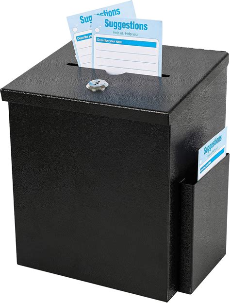 metal ballot box for sale|5 x 6 suggestion box.